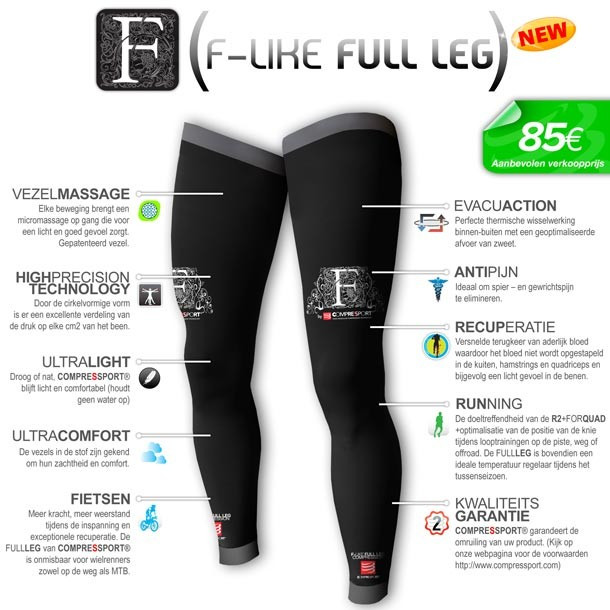 Compressport Full Legs Compressie Beenstukken 2