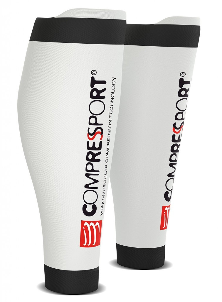 Compressport R2 v2 Compressiekousen - Wit 1