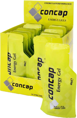 Concap Energy Gel - Peach - 12 x 40 gram (MINIMALE THT 31-1-2025)