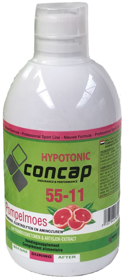 Aanbieding Concap Hypotonic 55-11 - 500 ml + 10x Concap Energy Gel 55-11 - Cherry - 40 gram 1