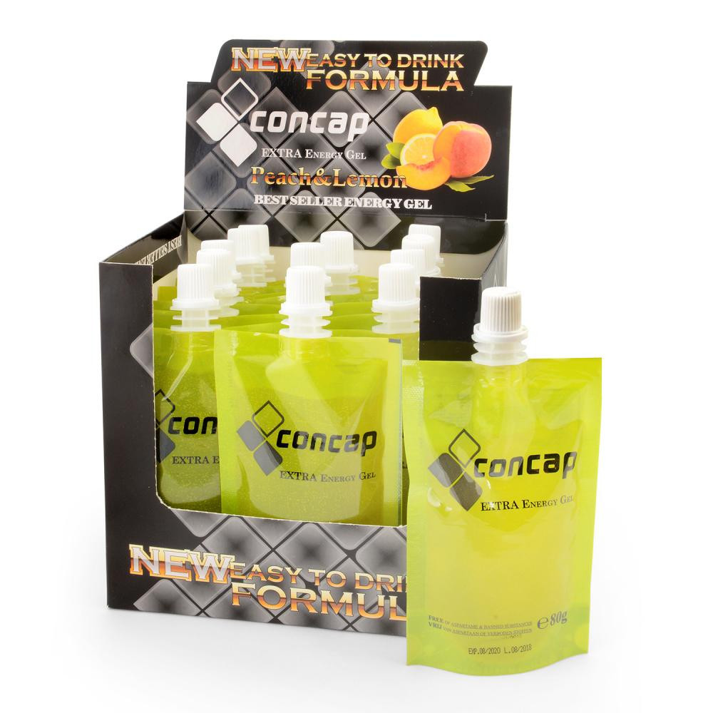Concap Extra Energy Gel - 12 x 80 gram - 5 + 1 gratis 1