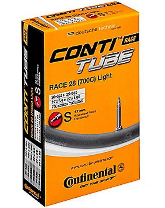 Continental Race 28 inch Binnenband 42mm/60mm/80mm Light (10 + 1 gratis) 1
