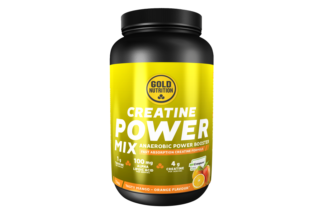 GoldNutrition Creatine POWER MIX - Mango/Orange - 1000 gram (THT 30-9-2026) 1