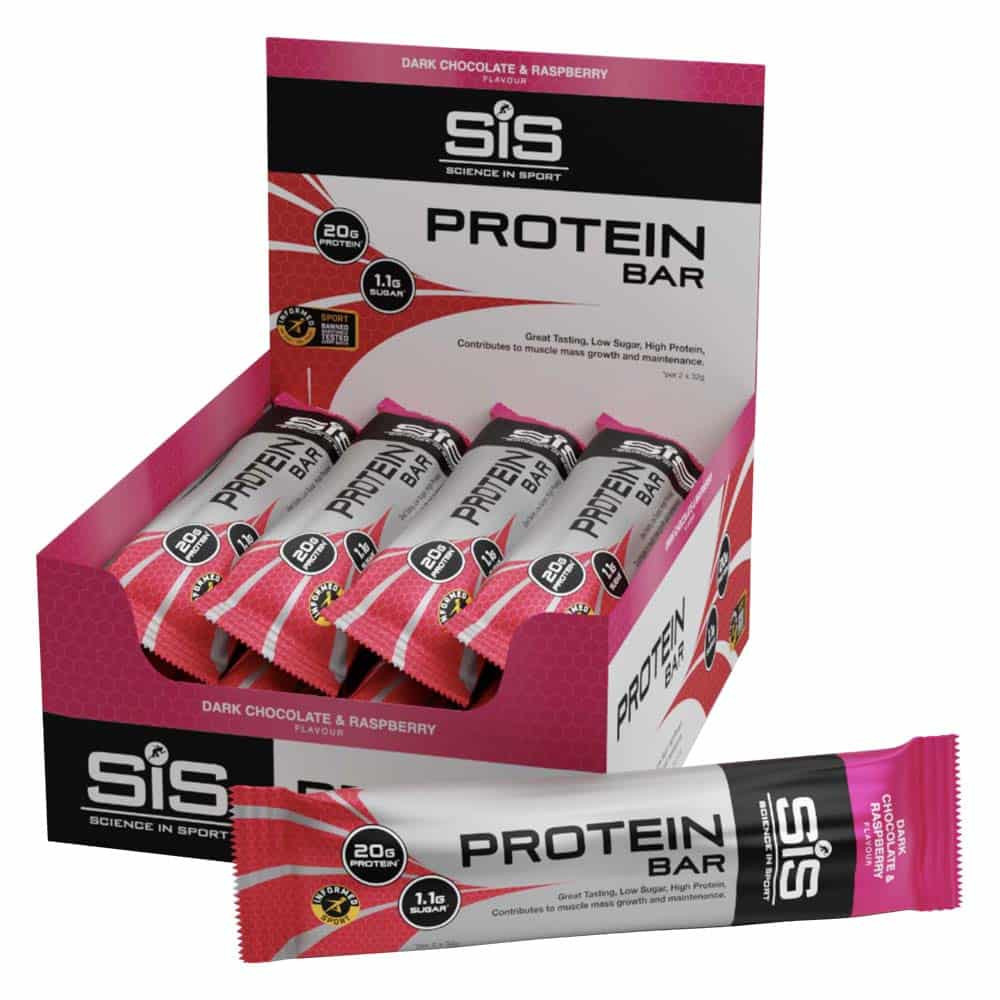 SiS Protein Bar - Dark Chocolate Raspberry - 12 x 64 gram (LET OP! THT 30-11-2024) 1