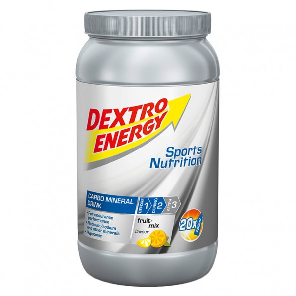 Aanbieding Dextro Energy Carbo Mineral Drink - 1120 gram Fruitmix Flavour (THT 31-3-2019 1
