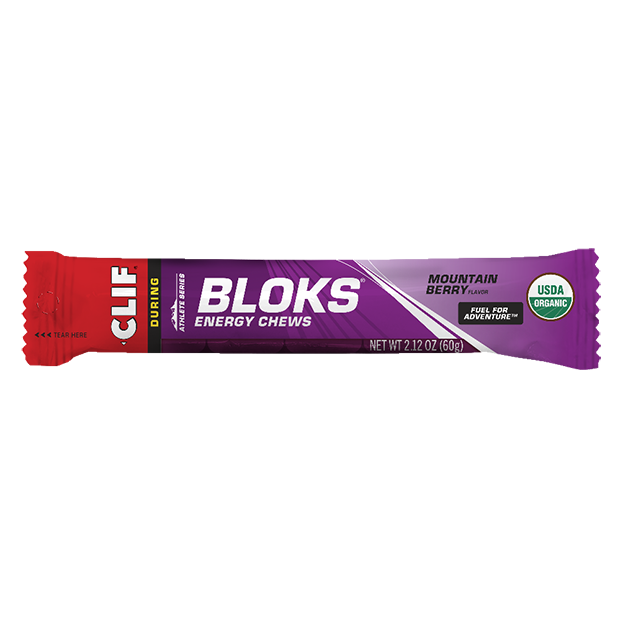 Clif Bloks Energy Chews - Mountain Berry - 1 x 60 gram (THT 3-3-2026) 1