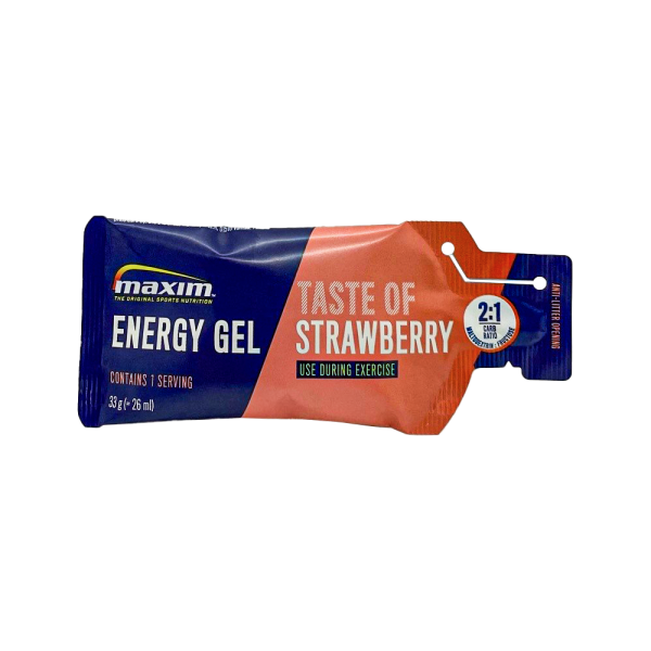 Maxim Energy Gel - Strawberry - 33 gram - 11 + 1 gratis 1