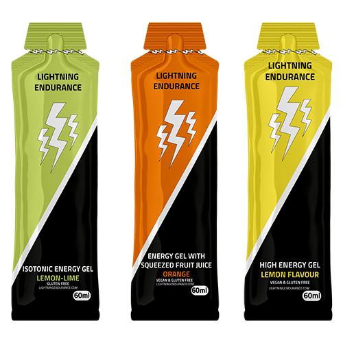 Aanbieding Lightning Endurance Gel - 10 x 60 ml (THT 1-5-2022) 1