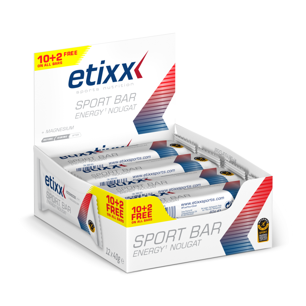 Etixx Energy Nougat Sport Bar - 12 x 40 gram 1