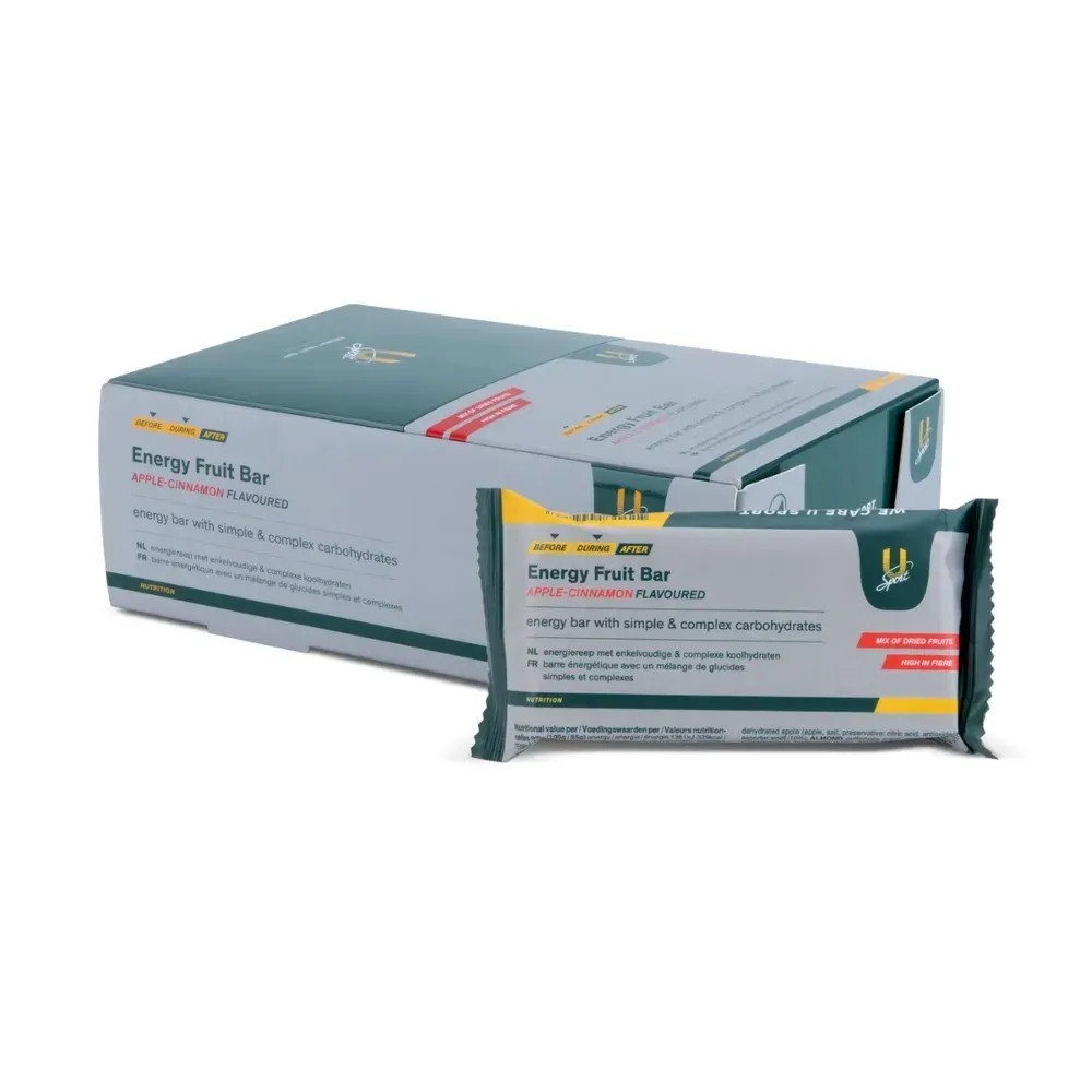 U-Sport Energy Fruit Bar - 12 x 40 gram (THT 19-2-2026) 1