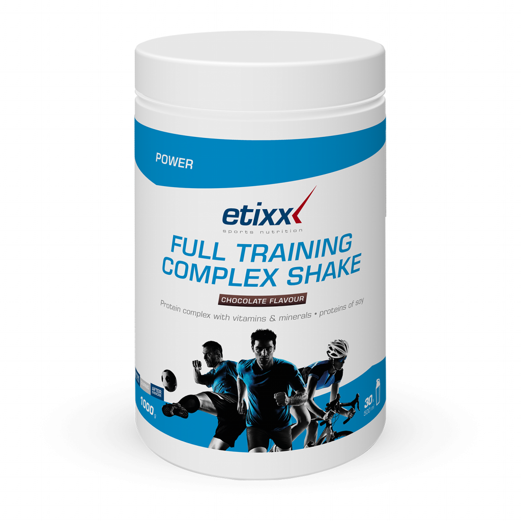 Aanbieding Etixx Full Training Complex Shake - Chocolate - 1000 gram (THT 29-2-2020) 1