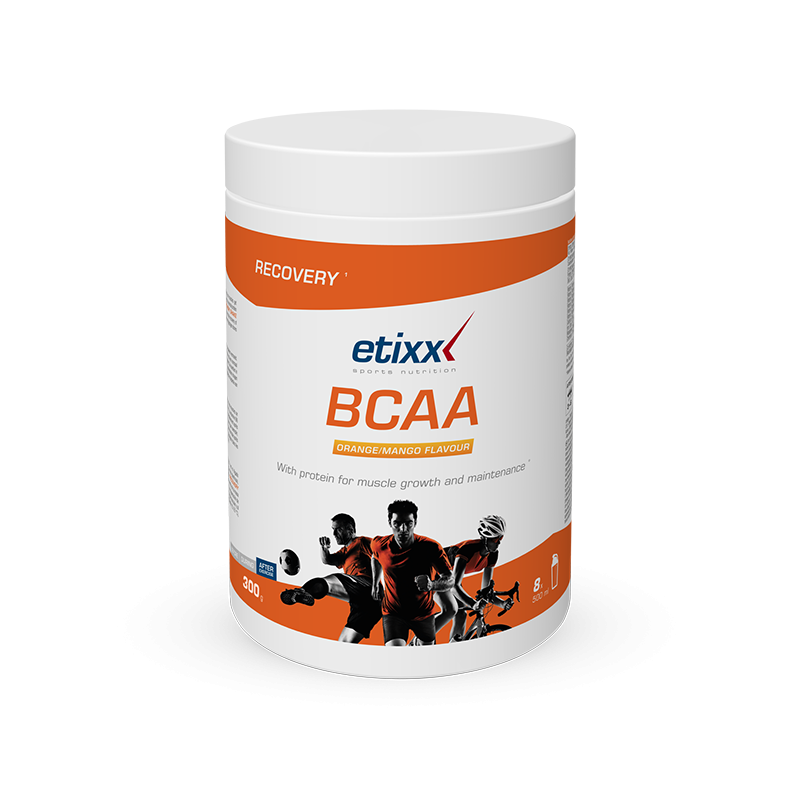 Etixx Recovery Shake BCAA Powder - Orange/Mango - 300 gram 1