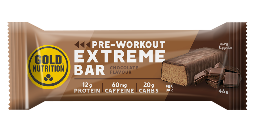 GoldNutrition Pre-Workout Extreme Bar - Chocolate - 15 x 46 gram 1
