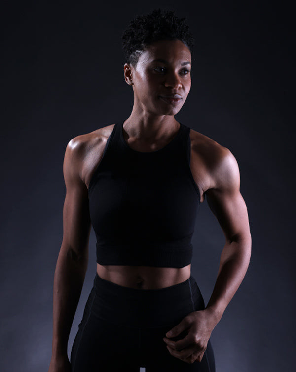 Megmeister Women's Drynamo Seamless Sports Bra - Zwart 1