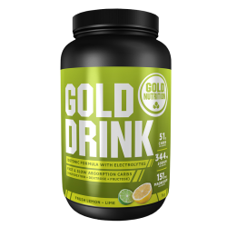 GoldNutrition Gold Drink Lemon/Lime - 1000 gram (LET OP! THT 31-8-2022)