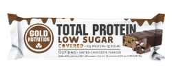 GoldNutrition Total Protein Low Sugar Covered - Salted Chocolate - 15 x 30 gram (THT 27-11-2022)