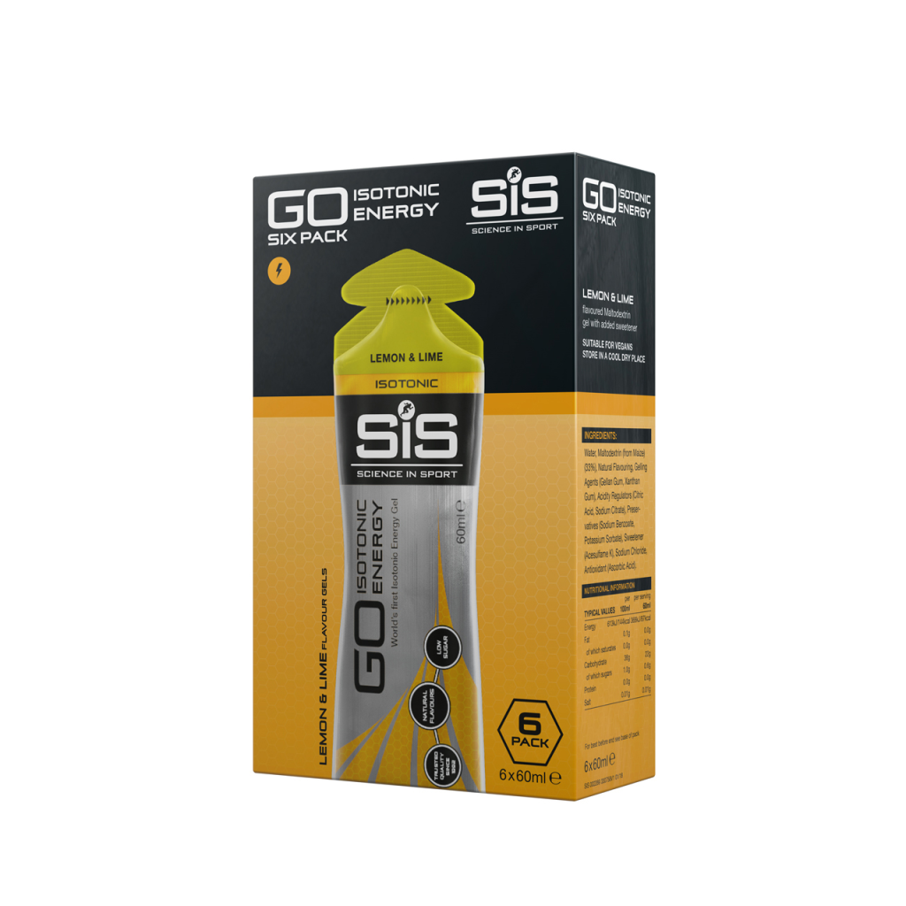 SIS GO Gel Lemon/Lime Six Pack - 6 x 60 ml (LET OP! THT 31-01-2025) 1