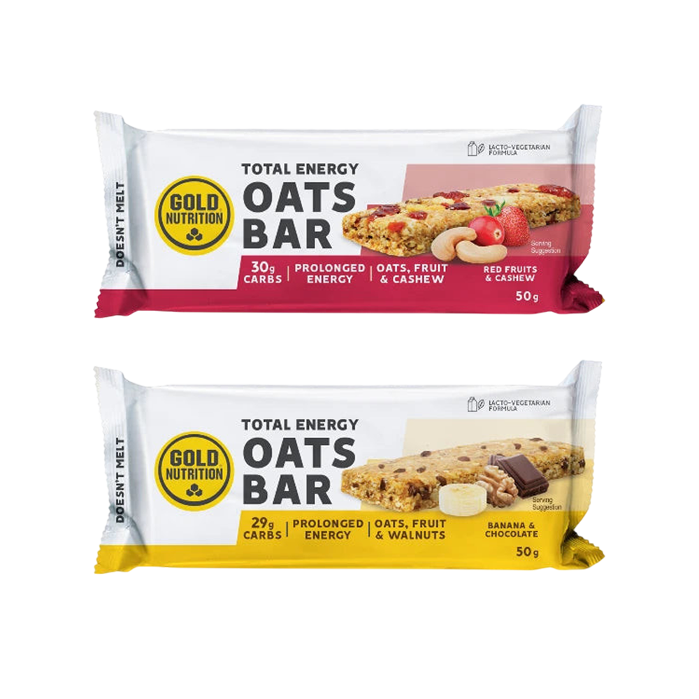 Proefpakket GoldNutrition Total Energy Oats Bar met 15 energierepen 1