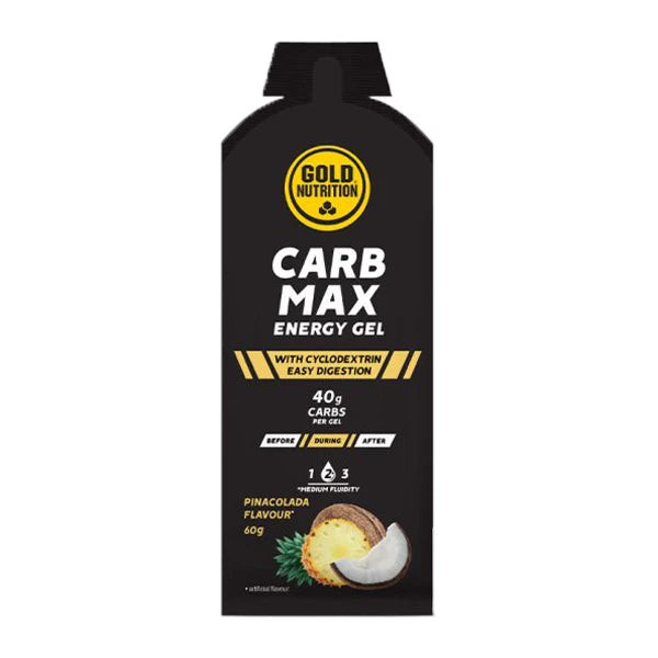 GoldNutrition Carb Max Energy Gel - Pina Colada - 16 x 60 gram (THT 04-5-2026) 1