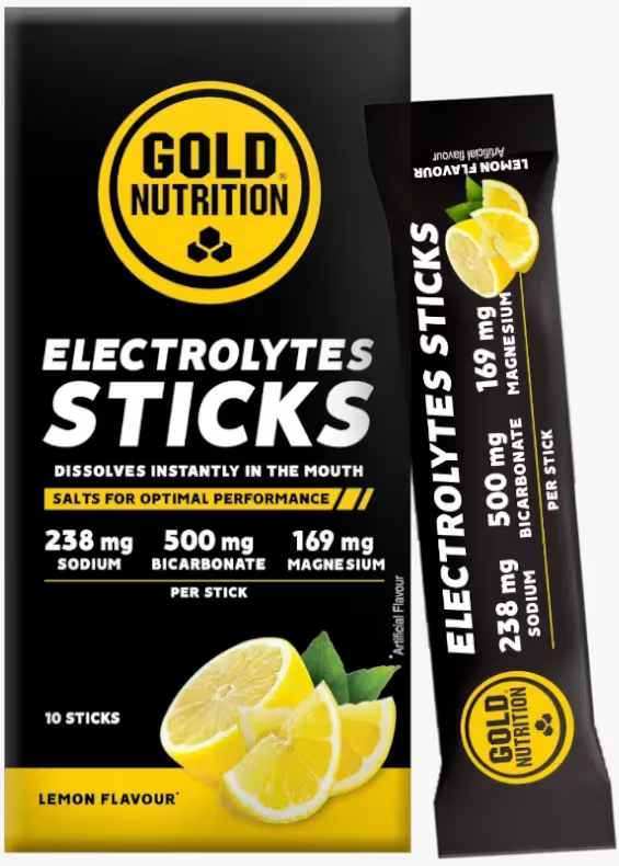 GoldNutrition Electrolyte Sticks - Lemon - 10 x 3 gram 1