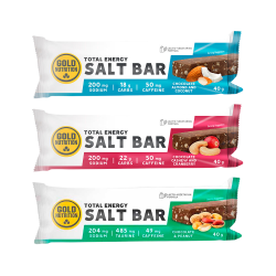 Proefpakket GoldNutrition Total Energy Salt Bar met 15 energierepen
