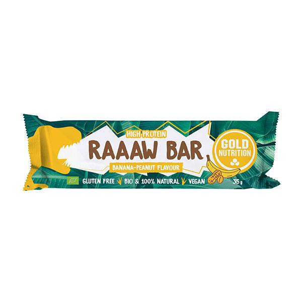 GoldNutrition RAAAW Bar - Bio &amp; 100% Natural - 35 gram - 8 + 2 gratis 3