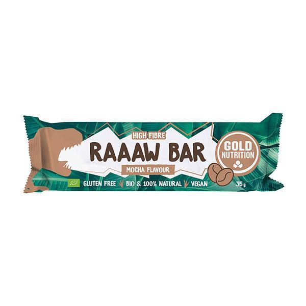 GoldNutrition RAAAW Bar - Bio &amp; 100% Natural - 35 gram - 8 + 2 gratis 1