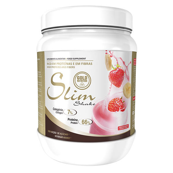 GoldNutrition Slim Shake - Strawberry/Banana - 400 gram (LET OP! THT 31-5-2024) 1