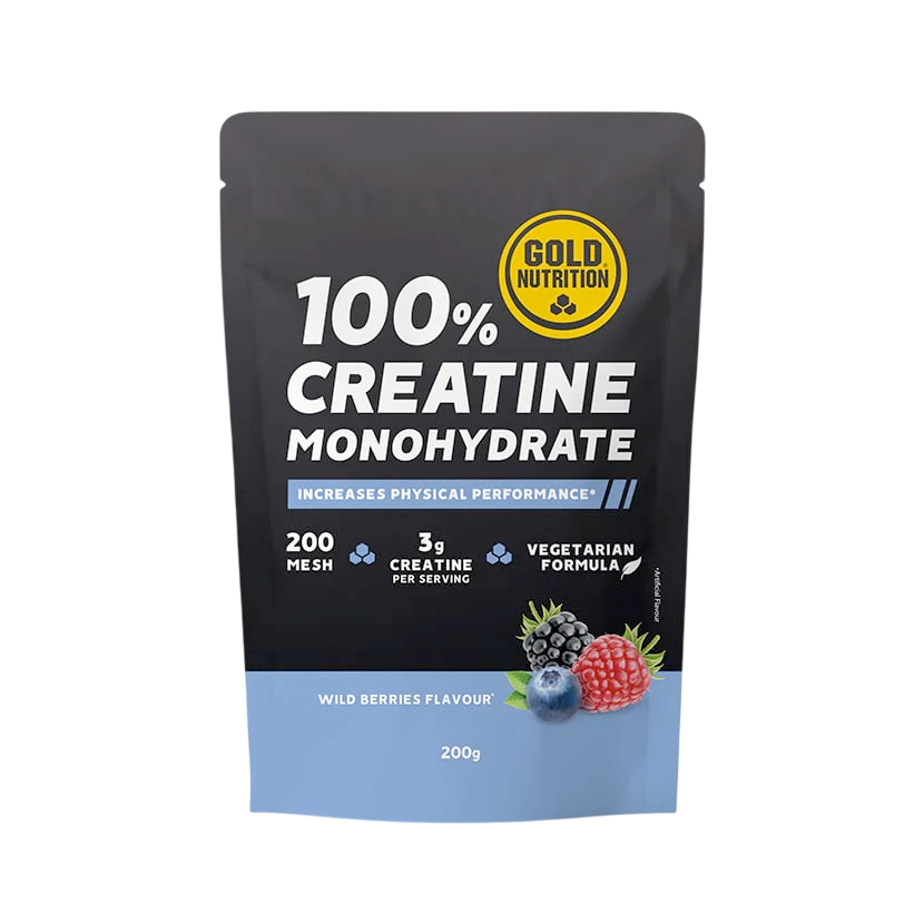 GoldNutrition 100% Creatine Monohydrate - Wild Berries - 200 gram 1
