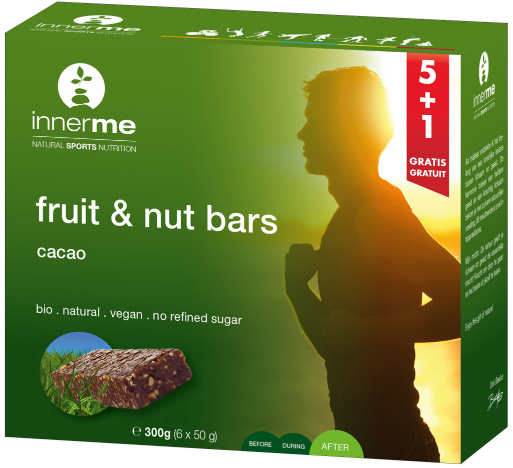 Innerme Fruit &amp; Nut Bars - 6 x 50 gram 1