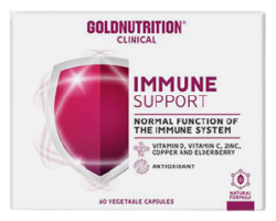 GoldNutrition Immune Support - 60 caps (LET OP! THT 31-1-2024)