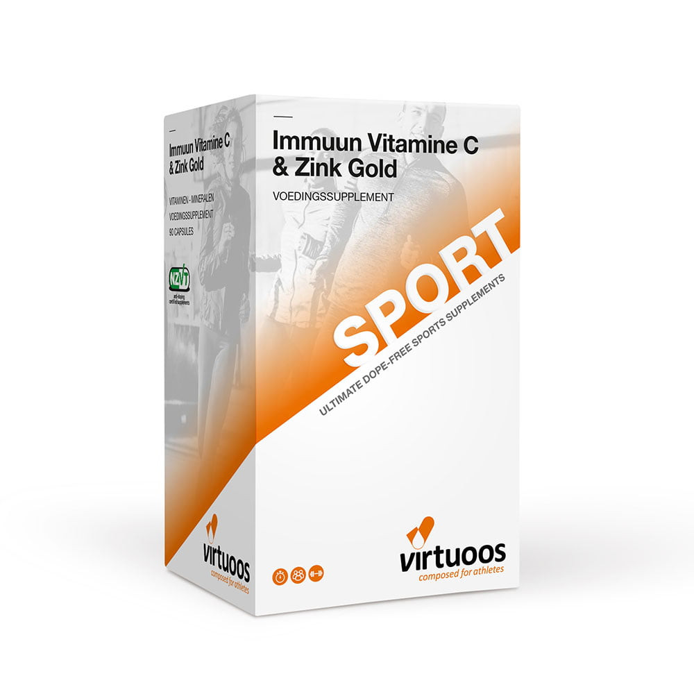 Virtuoos Immuun Vitamine C &amp; Zink Gold - 90 Caps 1
