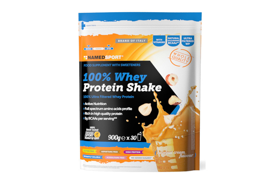 NamedSport 100% Whey Protein Shake - 900 gram 1