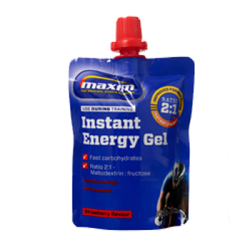 Aanbieding Maxim Instant Energy Gel - Strawberry - 100 gram (THT 30-4-2019)