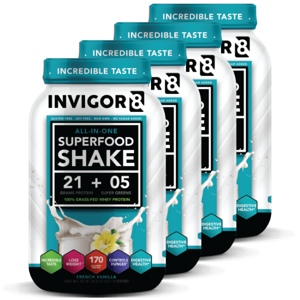 INVIGOR8 Superfood Shake - 645 gram (4 pack) 1