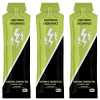 Lightning Endurance Isotonic Energy Gel - Lemon/Lime - 80 x 60 ml (Grootverpakking)