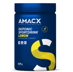 Amacx Isotonic Sportdrink - Lemon - 2000 gram (THT 30-04-2025)