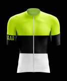 Winaar BWF Fietsshirt korte mouw - Wit-Zwart Fluo Geel 1