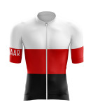 Winaar BWR Fietsshirt korte mouw - Zwart-Rood-Wit 1