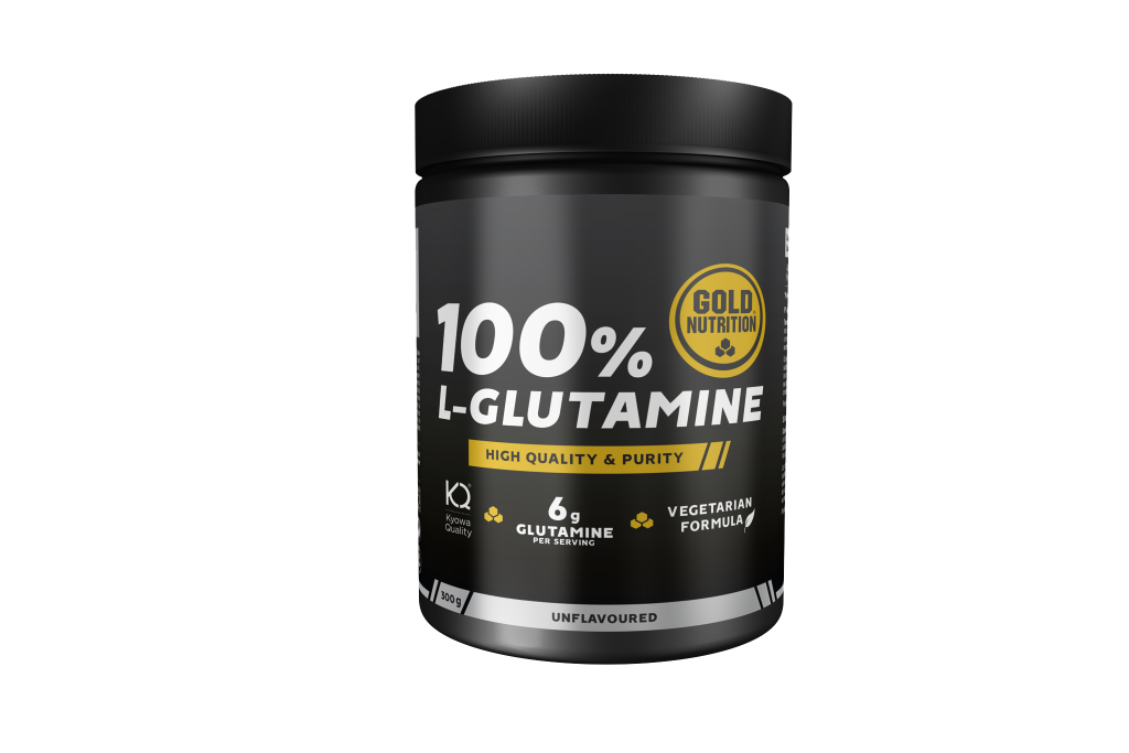 GoldNutrition L-Glutamine Powder - 300 gram (Let op! THT 31-10-2025) 1