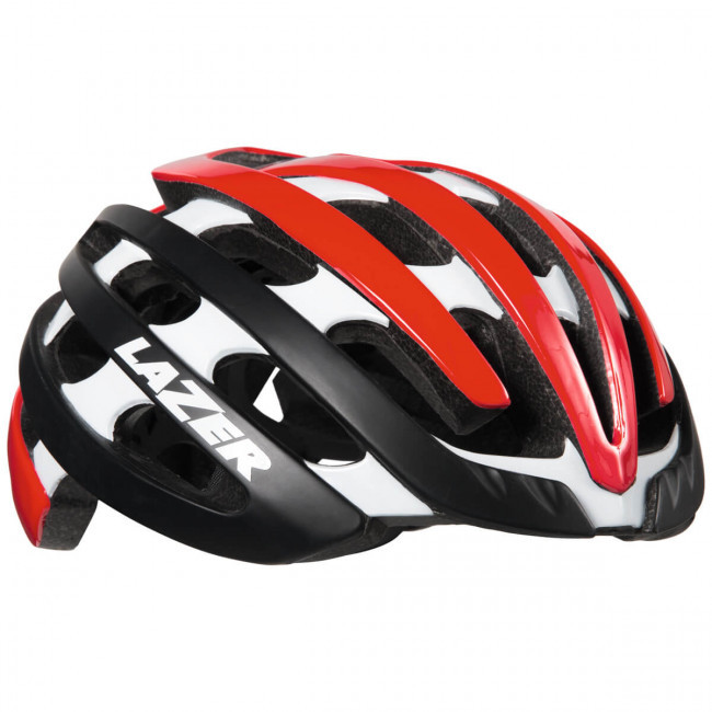 Lazer Z1 Helm - Mat Zwart/Rood 1