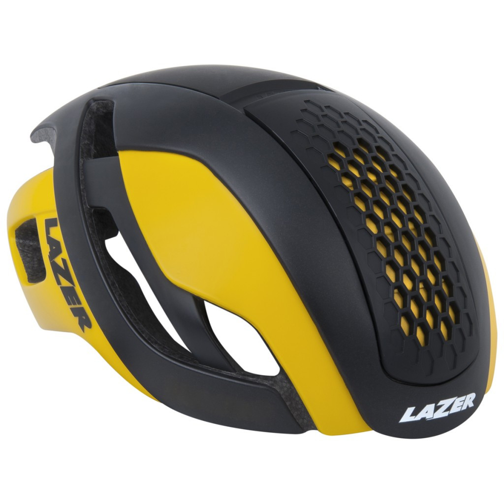 Aanbieding Lazer Bullet Helm - Maat M - Mat Zwart/Geel 1
