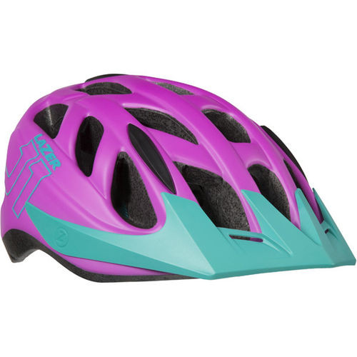 Lazer Kids Helm J1 - Mat Roze / Turquoise / Zwart - Unisize - 52-56 cm 1
