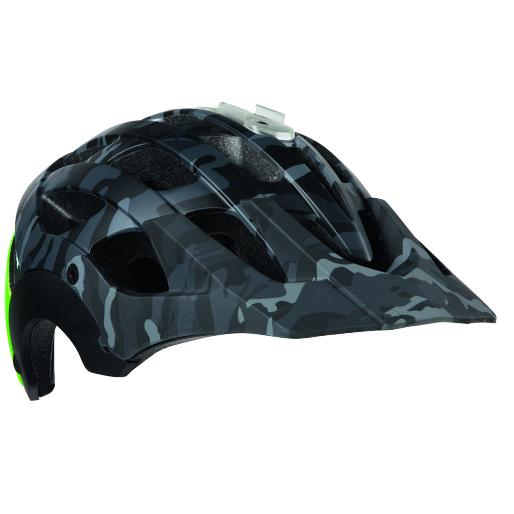 Lazer Revolution Helm - Mat Zwart Camo Fluor Groen 1