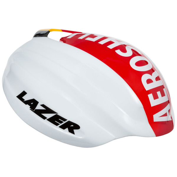Lazer Z1 Aeroshell - Wit/Rood 1