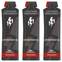 Lightning Endurance Caffeine Energy Gel - Cherry - 80 x 60 ml (Grootverpakking)