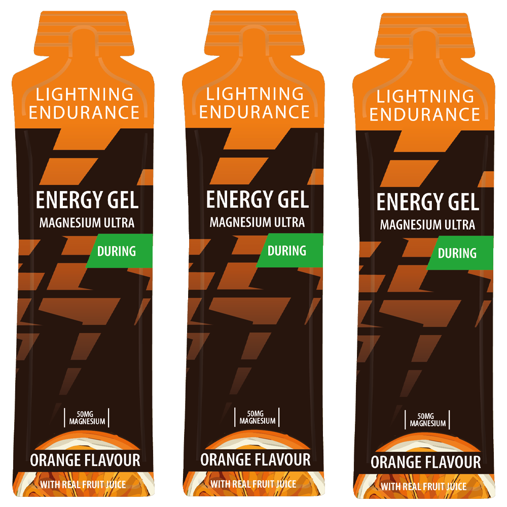 Lightning Endurance Energy Gel Magnesium Ultra - Orange - 24 x 60 ml 2