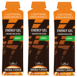 Lightning Endurance Energy Gel Magnesium Ultra - Orange - 24 x 60 ml 2