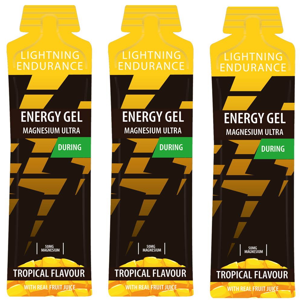 Lightning Endurance Energy Gel Magnesium Ultra - Tropical - 24 x 60 ml 2
