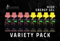 Lightning Endurance High Energy Gel Variety Pack – 12 x 60 ml (zonder caffeine)